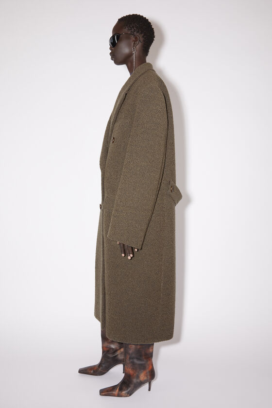 (image for) Smooth-Running Double-breasted wool coat